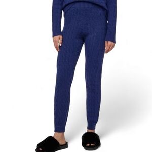 Luxury tailored high-rise lounge pants in medieval blue dark blue  XL Justfab
